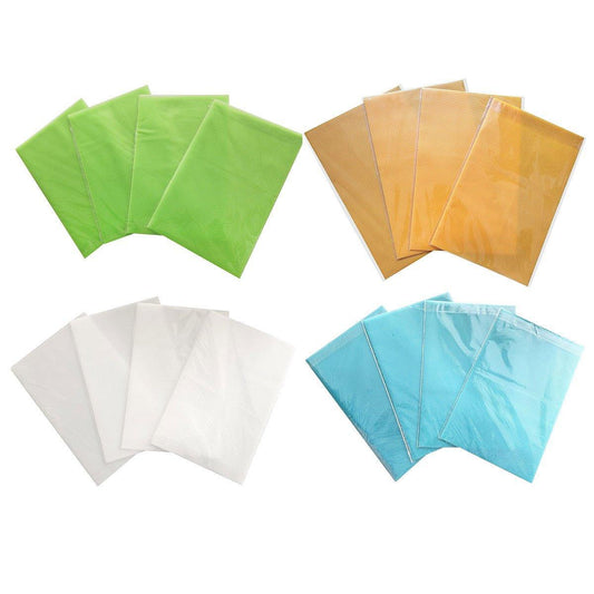 4PCS Cuttable Kitchen Anti-slip Mat Anti-fouling Refrigerator Drawer Liner Mat - White