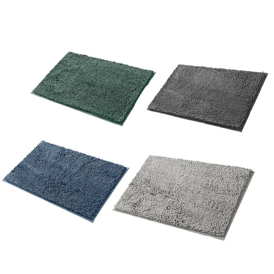 Anti-Slip Bathroom Mat Water-Absorbing Floor Mat Foot Mat Non-Slip Door Mat - Dark Grey